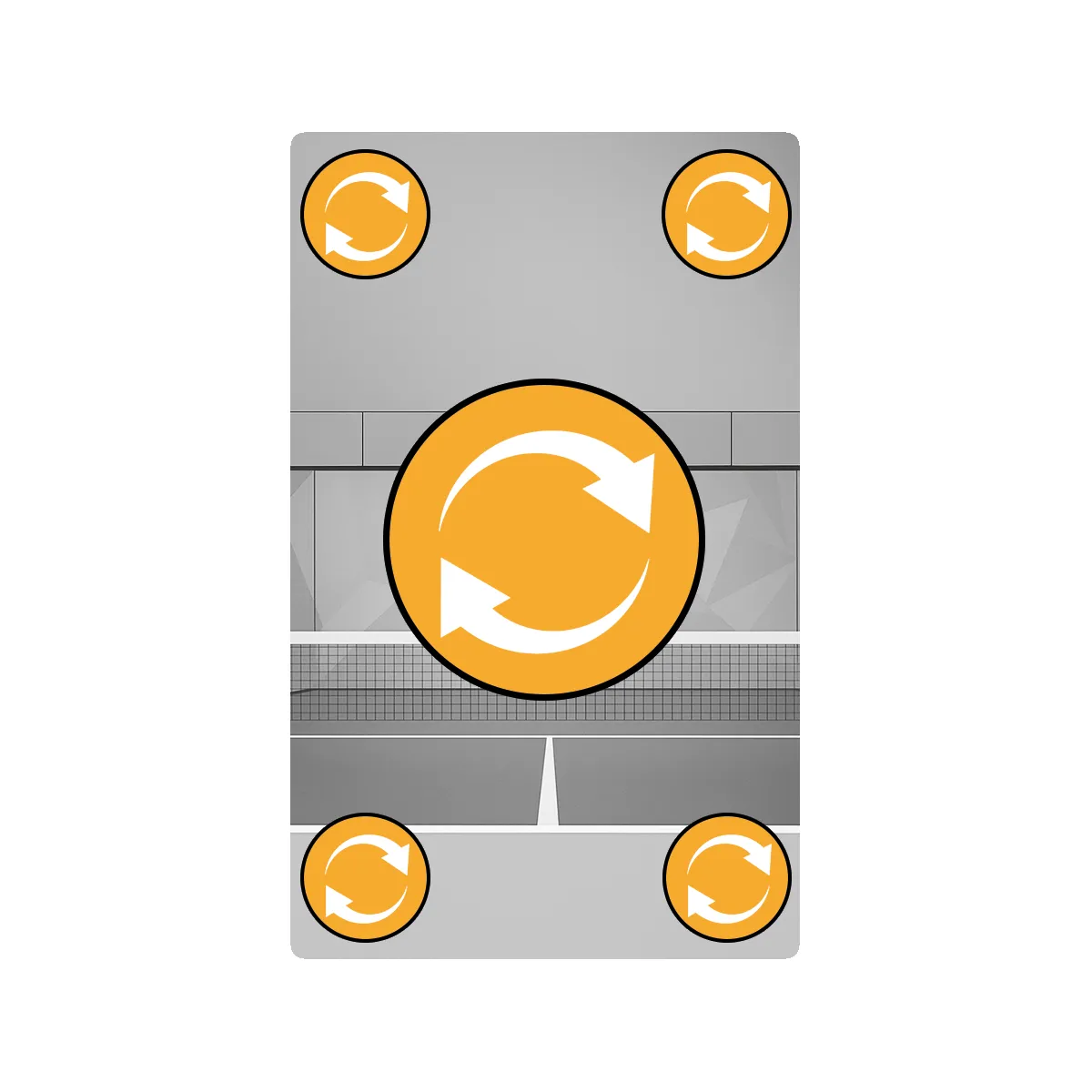 Padurino Reverse Karte Orange